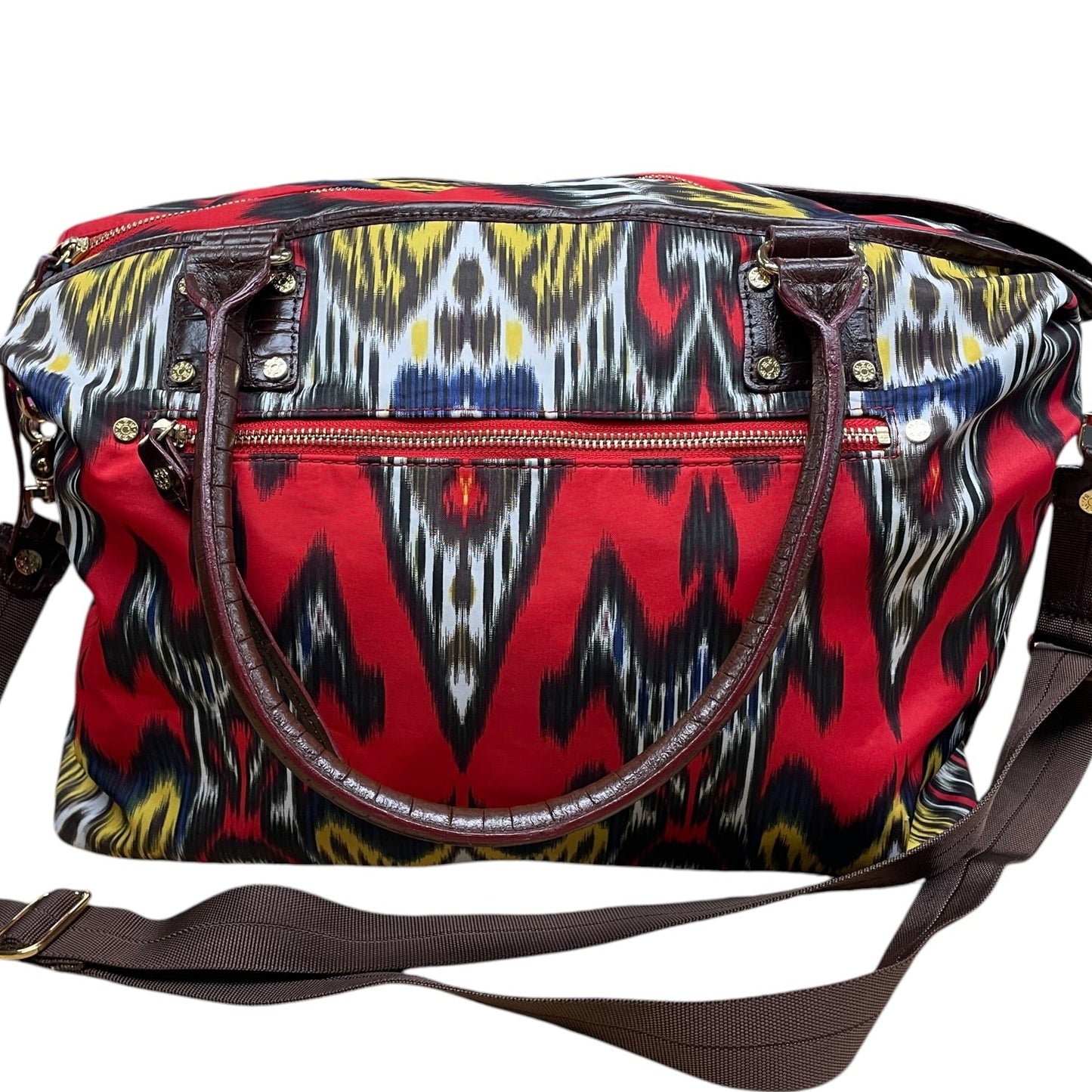 Tote By Mz Wallace In Red & Yellow, Size:Large