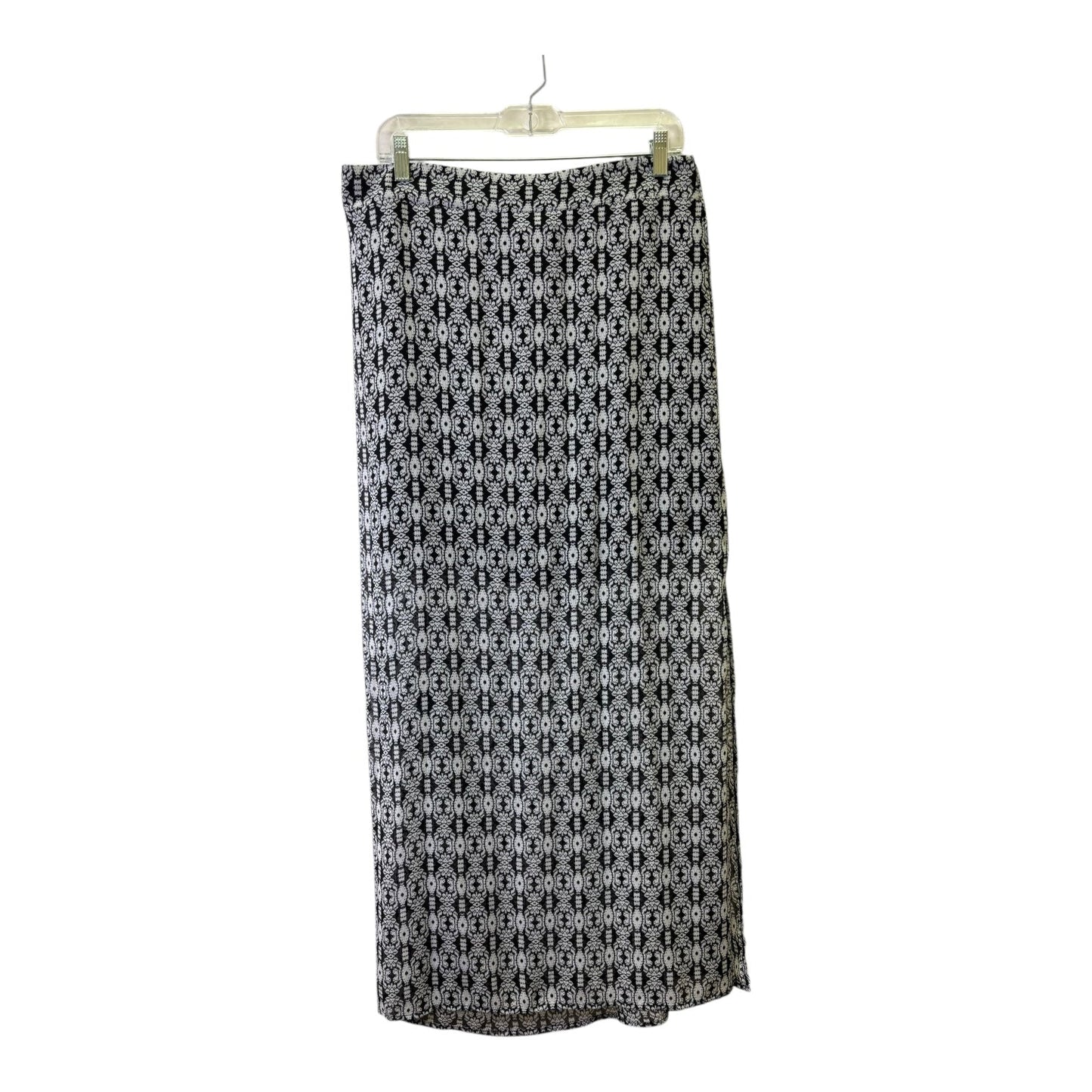 Skirt Maxi By Maurices In Black & White, Size:Xl