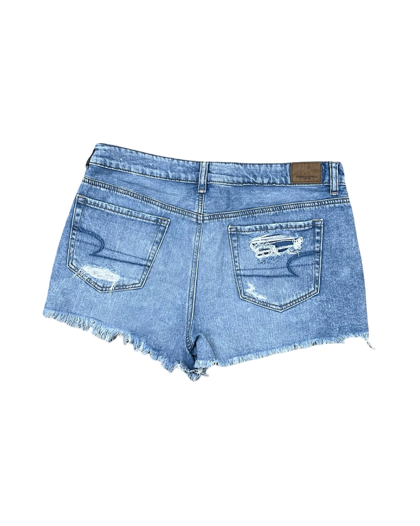 Shorts By American Eagle In Blue Denim, Size:10