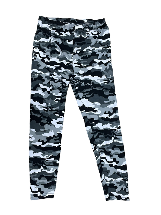 Pants Leggings By Shosho In Camouflage Print, Size:1X