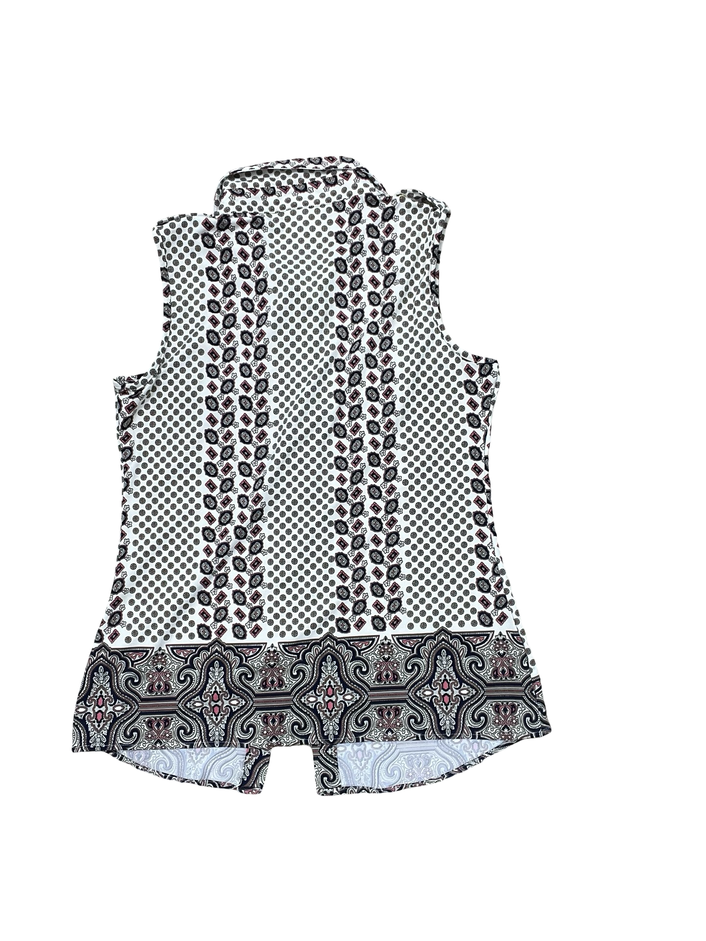 Top Sleeveless By Bcbg In Cream, Size:L