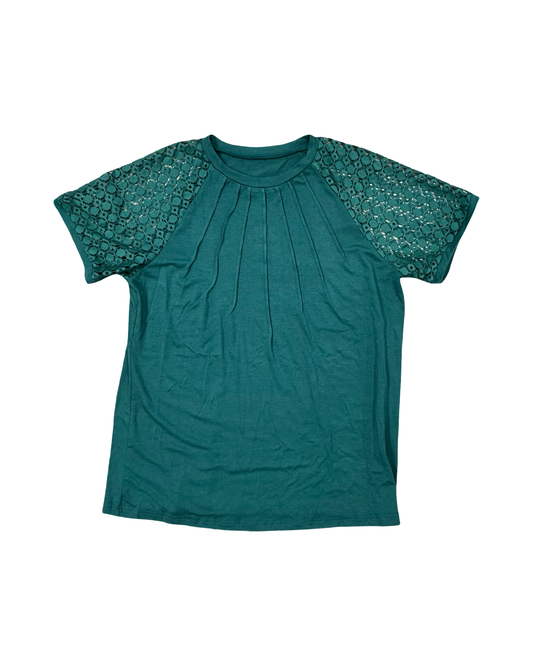Top Ss By Clothes Mentor In Green, Size:Xl