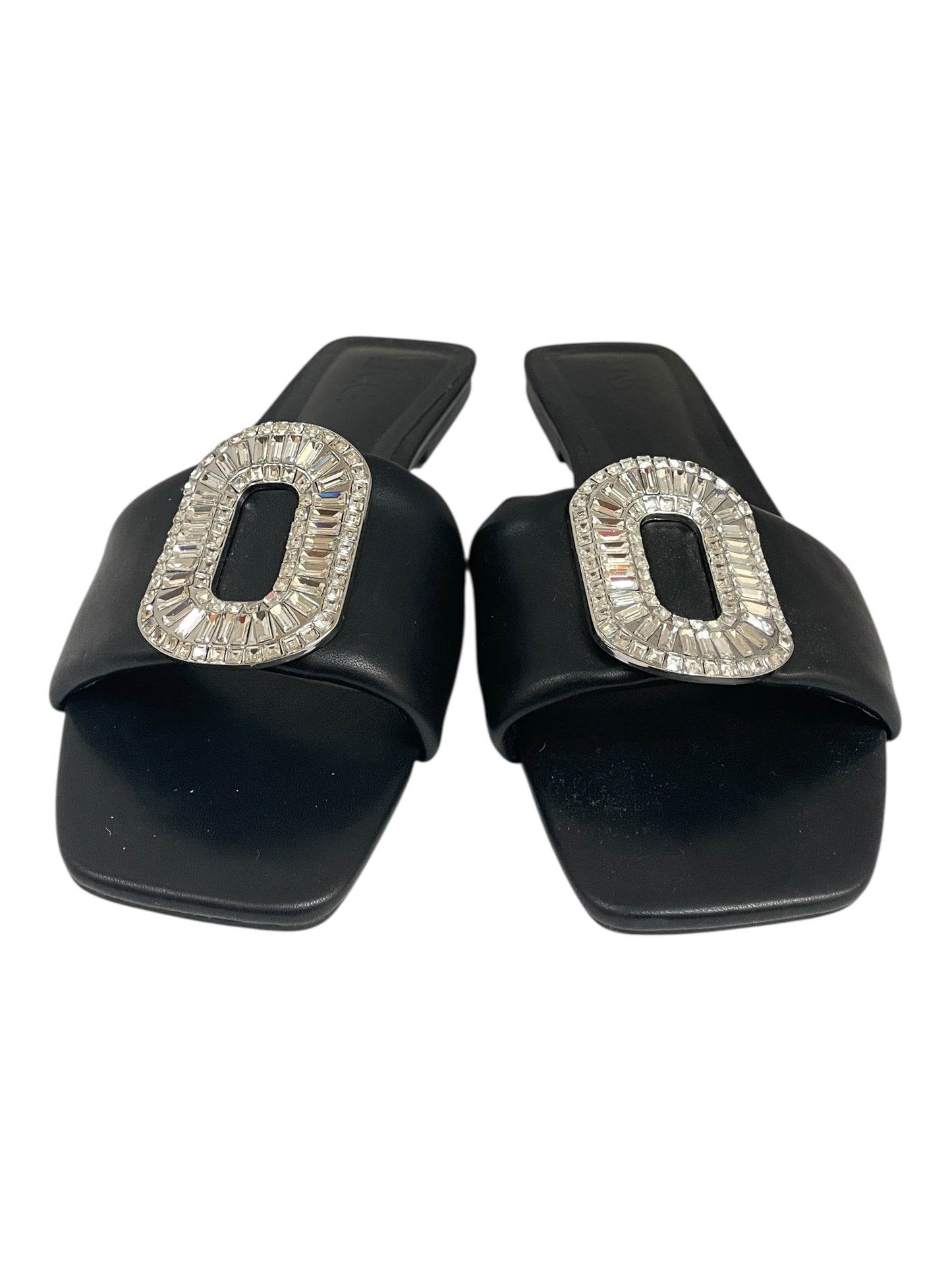 Sandals Flats By Inc In Black, Size:7