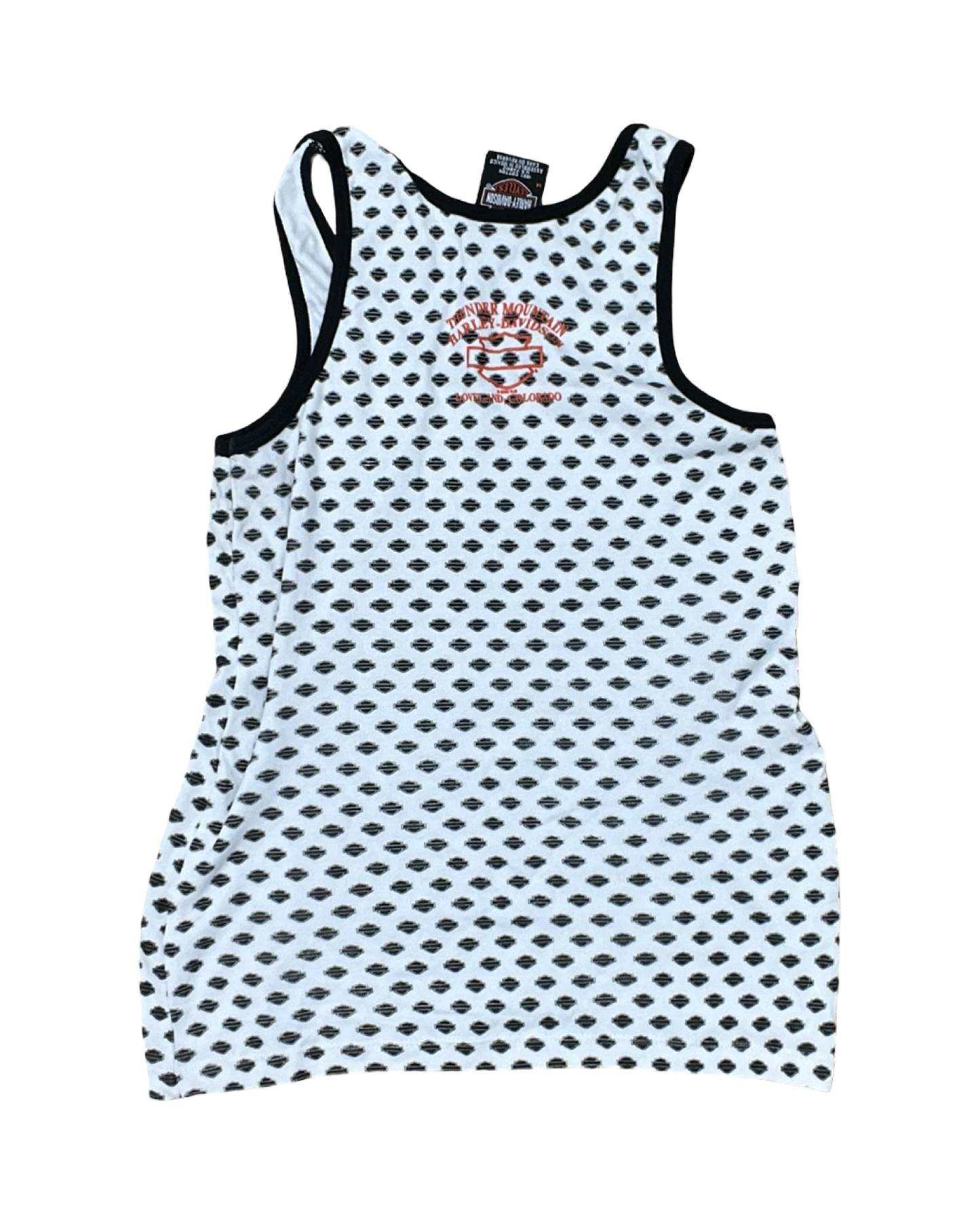 Top Sleeveless By Harley Davidson In White, Size:M
