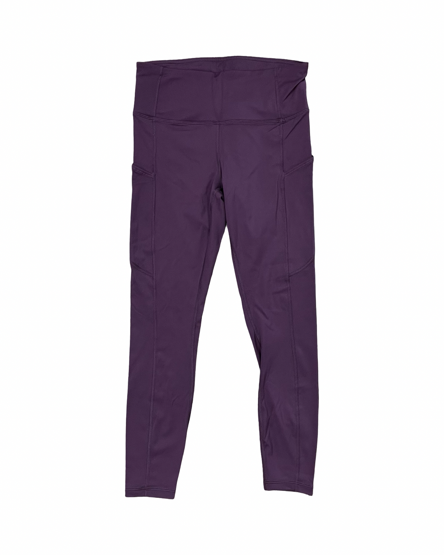 Athletic Leggings By Crz Yoga In Maroon, Size:M