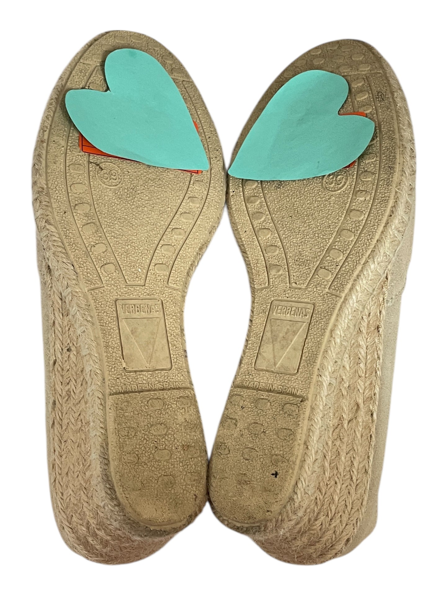 Shoes Heels Wedge By Cme In Beige, Size:8.5
