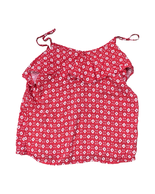 Top Sleeveless By Gap In Red, Size:Xs