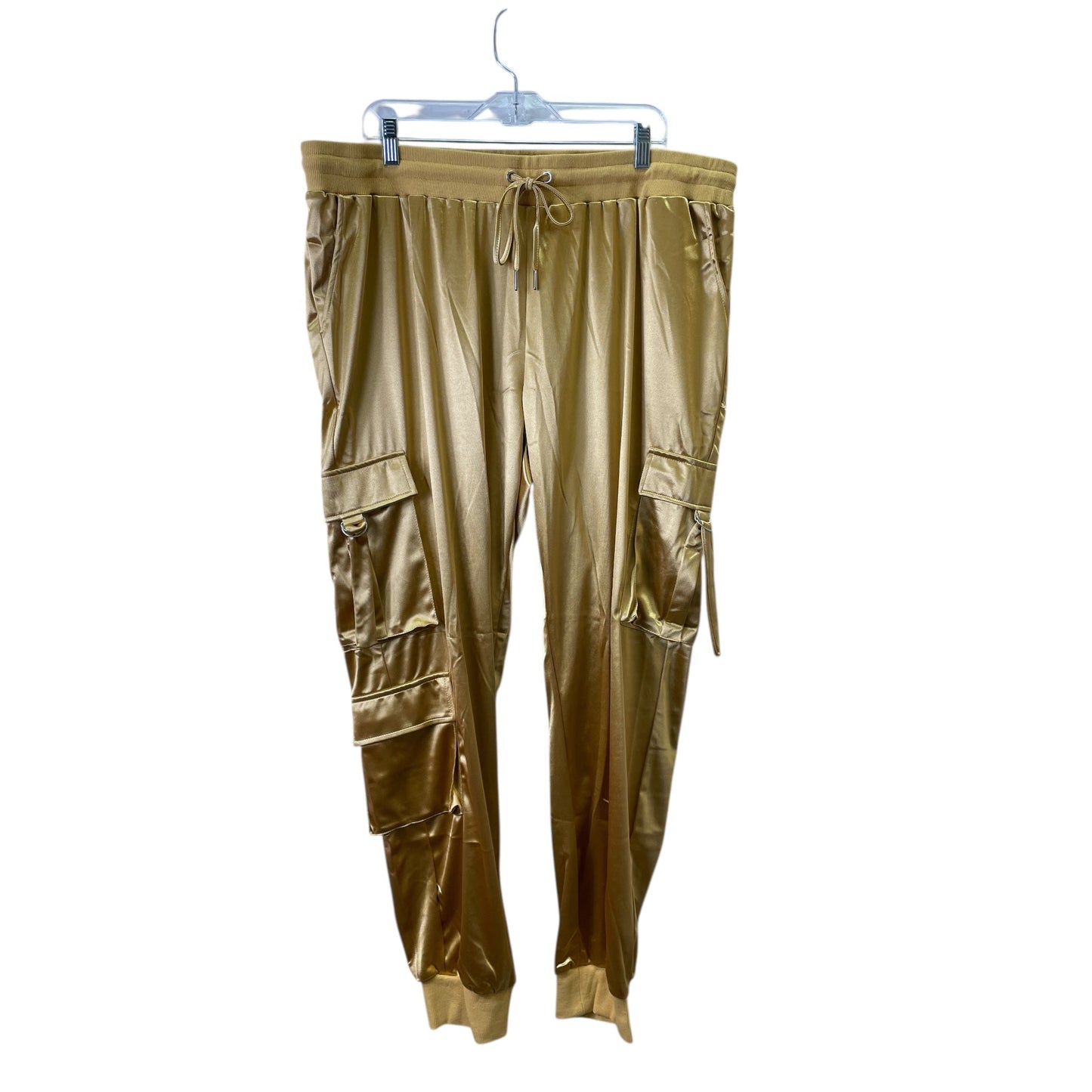 Pants Joggers By Ashley Stewart In Gold, Size:2X