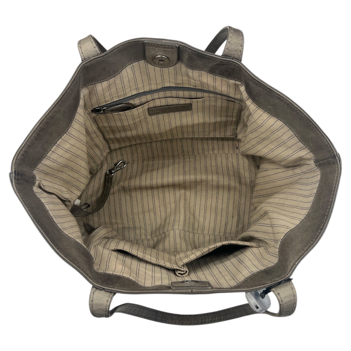 Handbag Designer By Frye In Grey, Size:Large