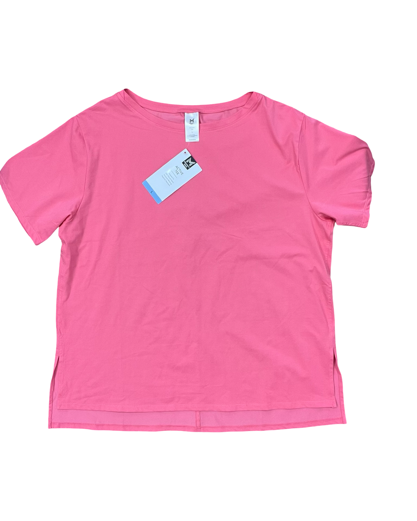 Top Ss Basic By Members Mark In Pink, Size:L