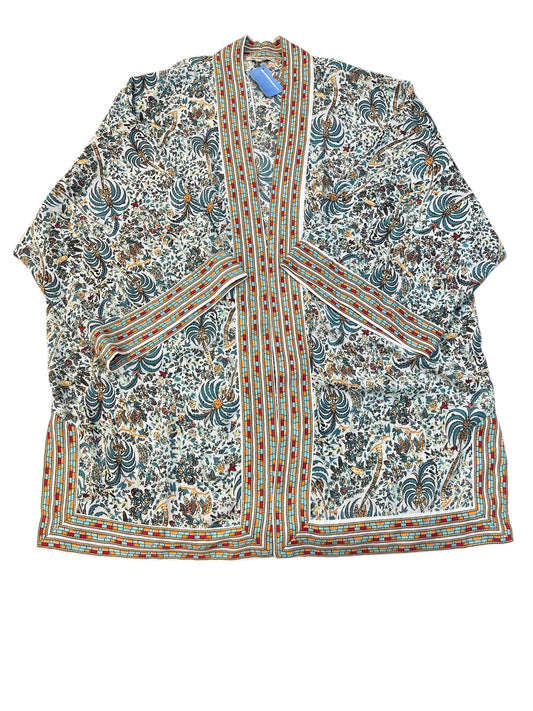 Kimono By Max Studio In Blue & White, Size:M