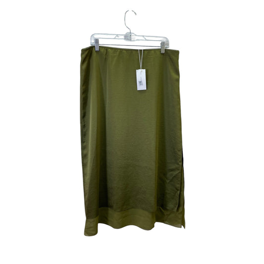 Skirt Maxi By Vince In Green, Size:L