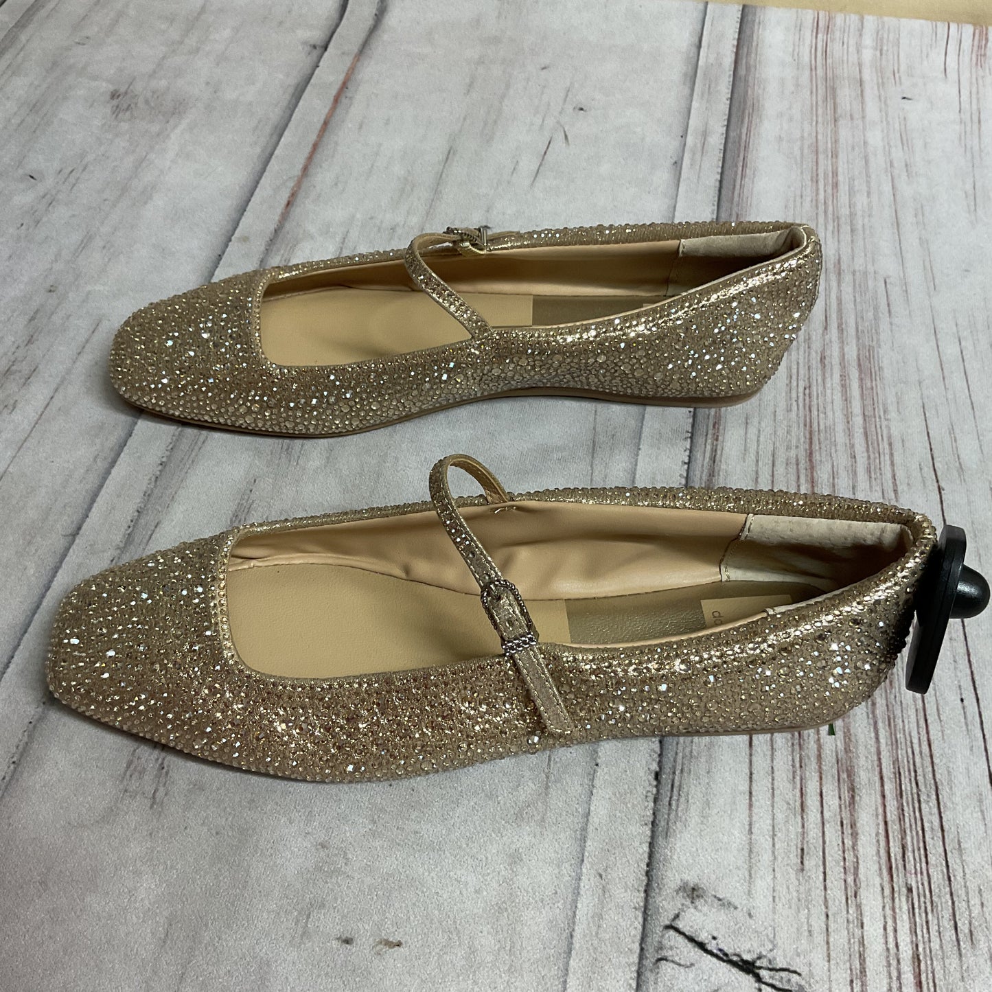 Shoes Flats By Dolce Vita In Gold, Size:8