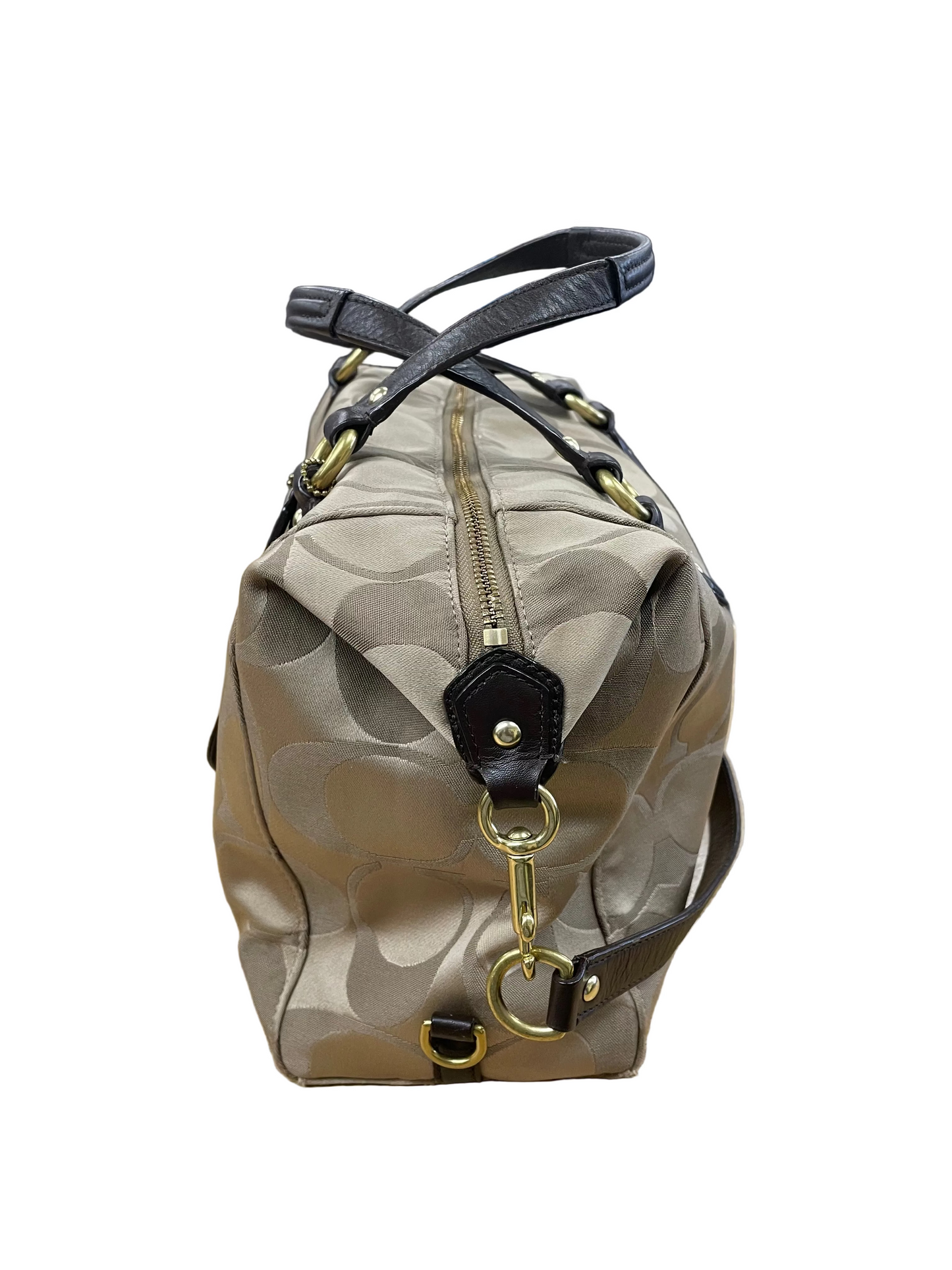 Handbag Designer By Coach In Brown, Size:Large