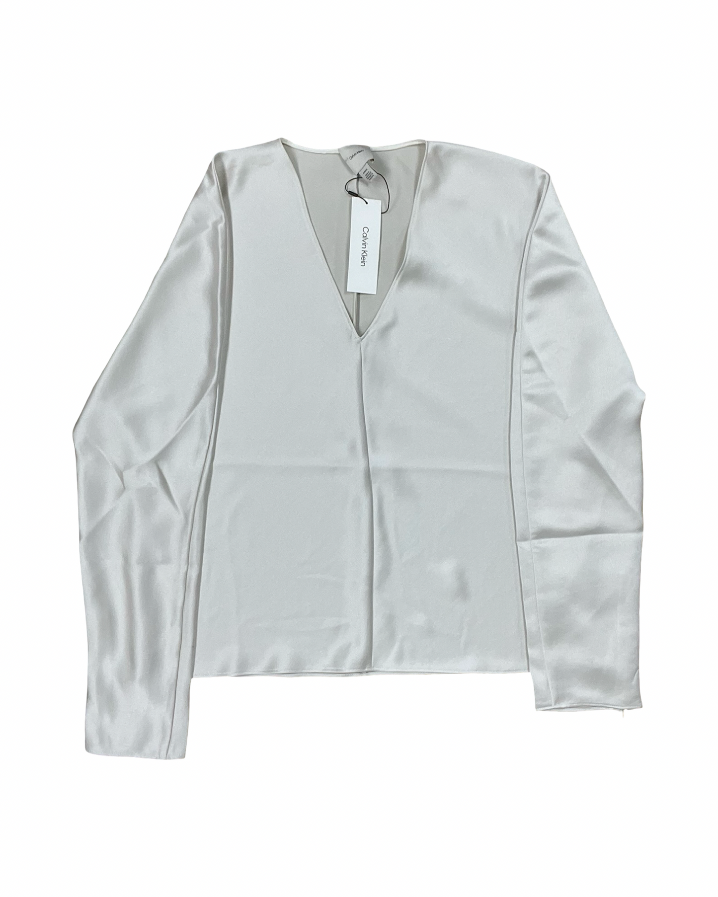 Top Ls By Calvin Klein In Cream, Size:Xl