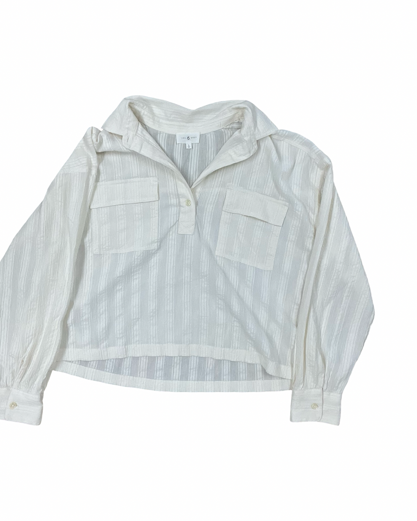 Top Ls By Lou And Grey In Cream, Size:L