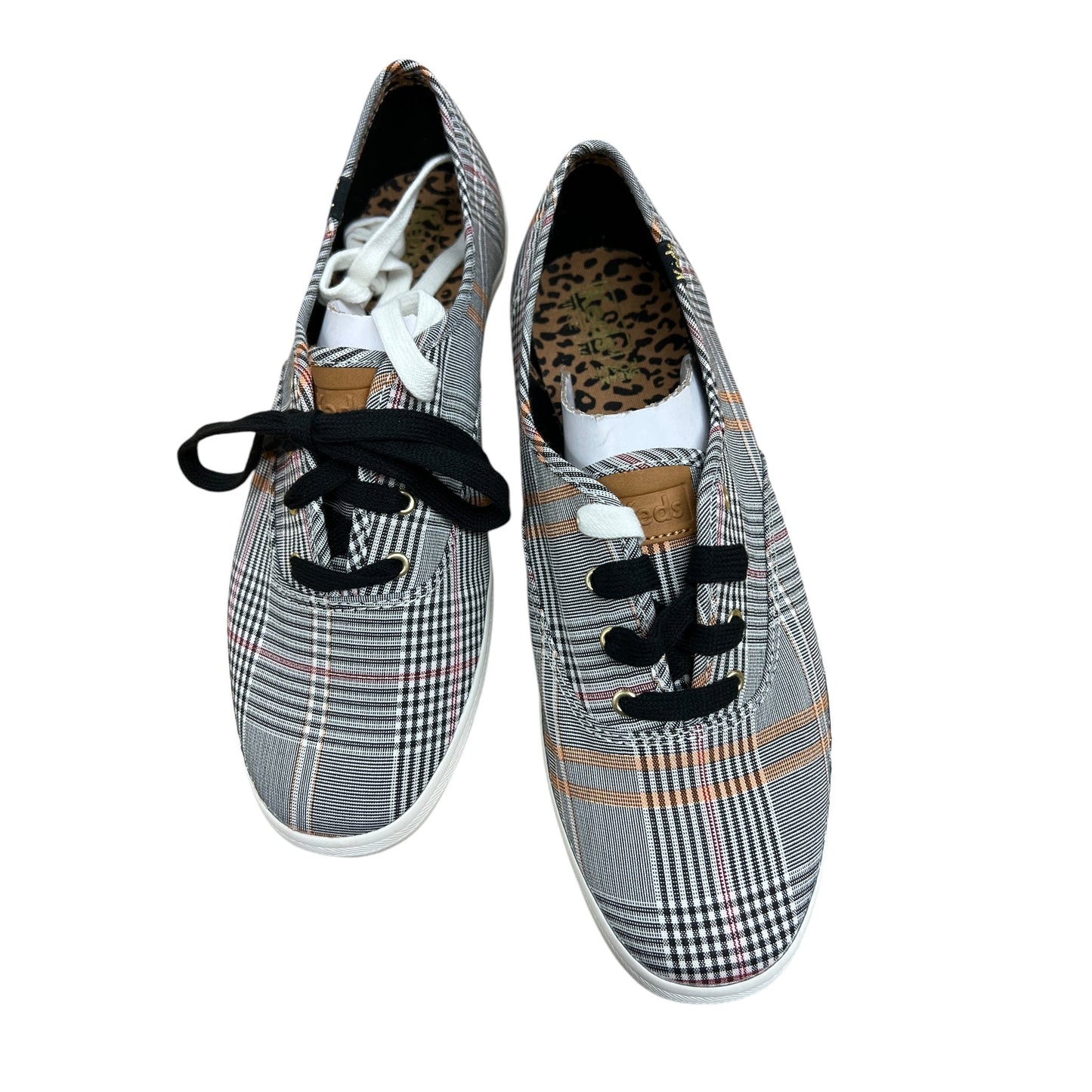 Shoes Sneakers By Keds In Plaid Pattern, Size:9