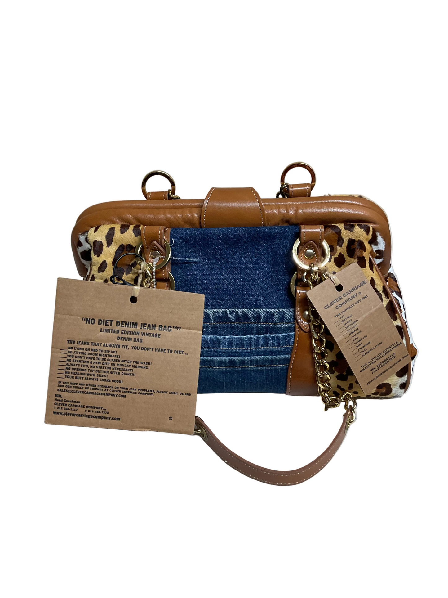 Handbag By Cma In Animal Print, Size:Medium