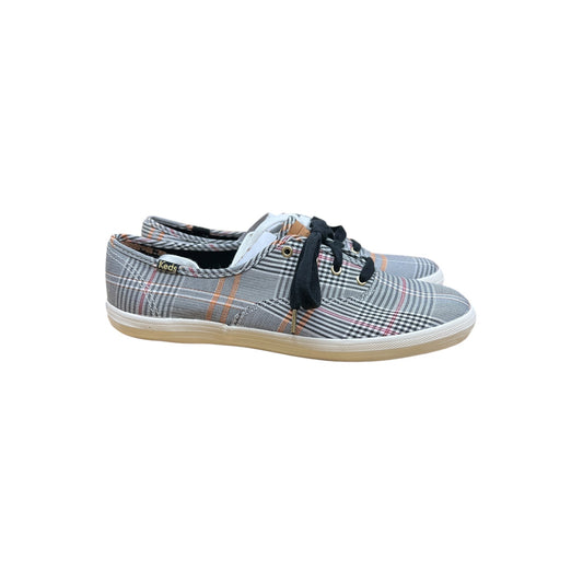 Shoes Sneakers By Keds In Plaid Pattern, Size:9