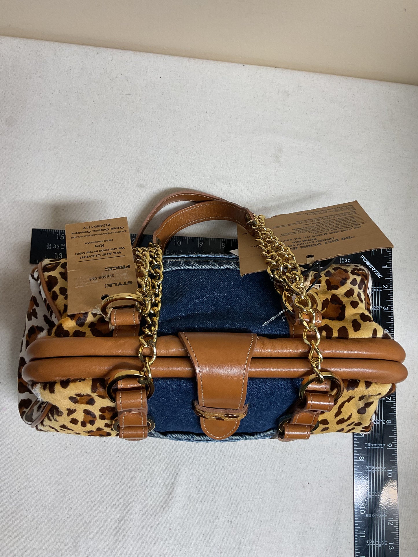 Handbag By Cma In Animal Print, Size:Medium