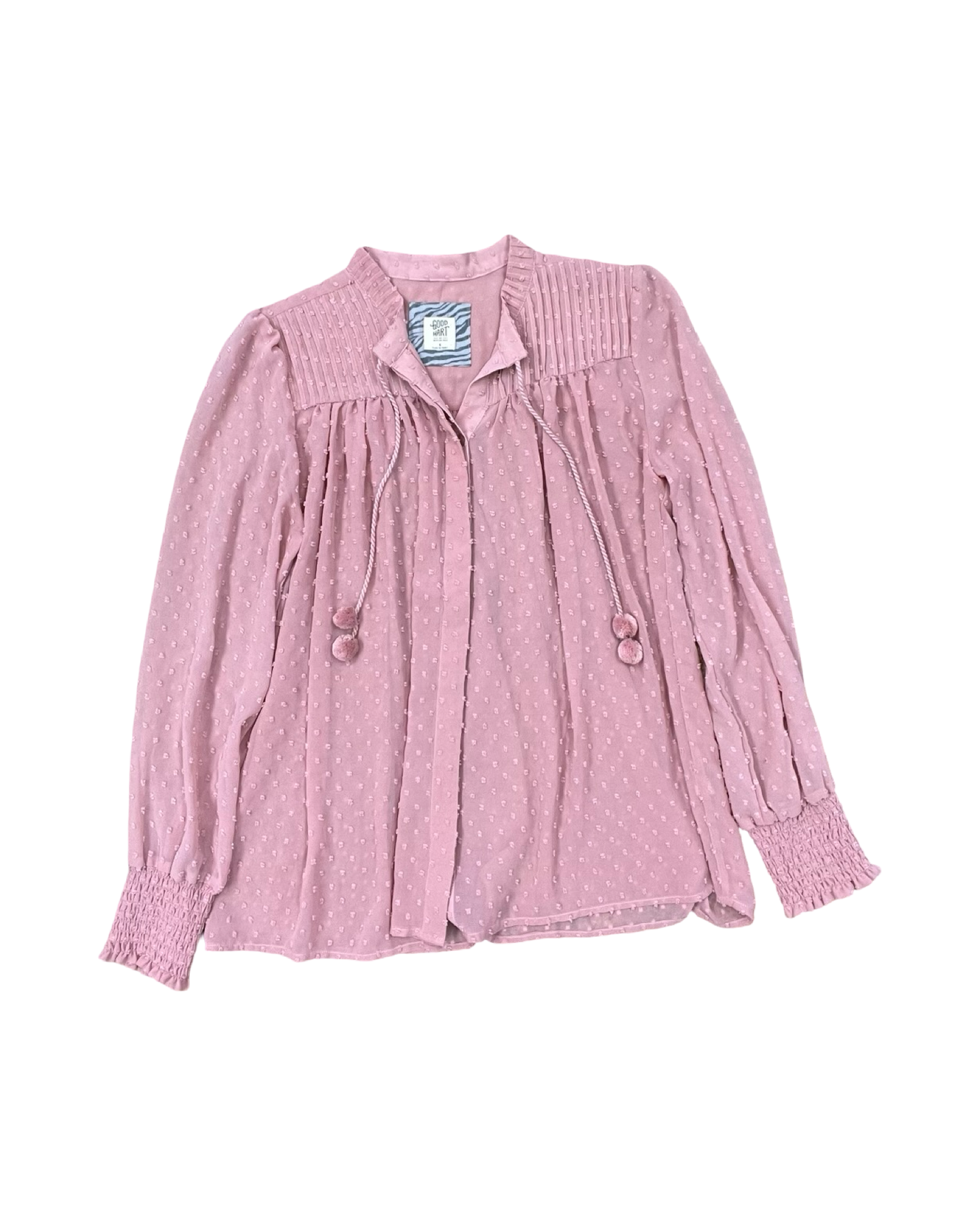 Top Ls By Good Hart In Pink, Size:S