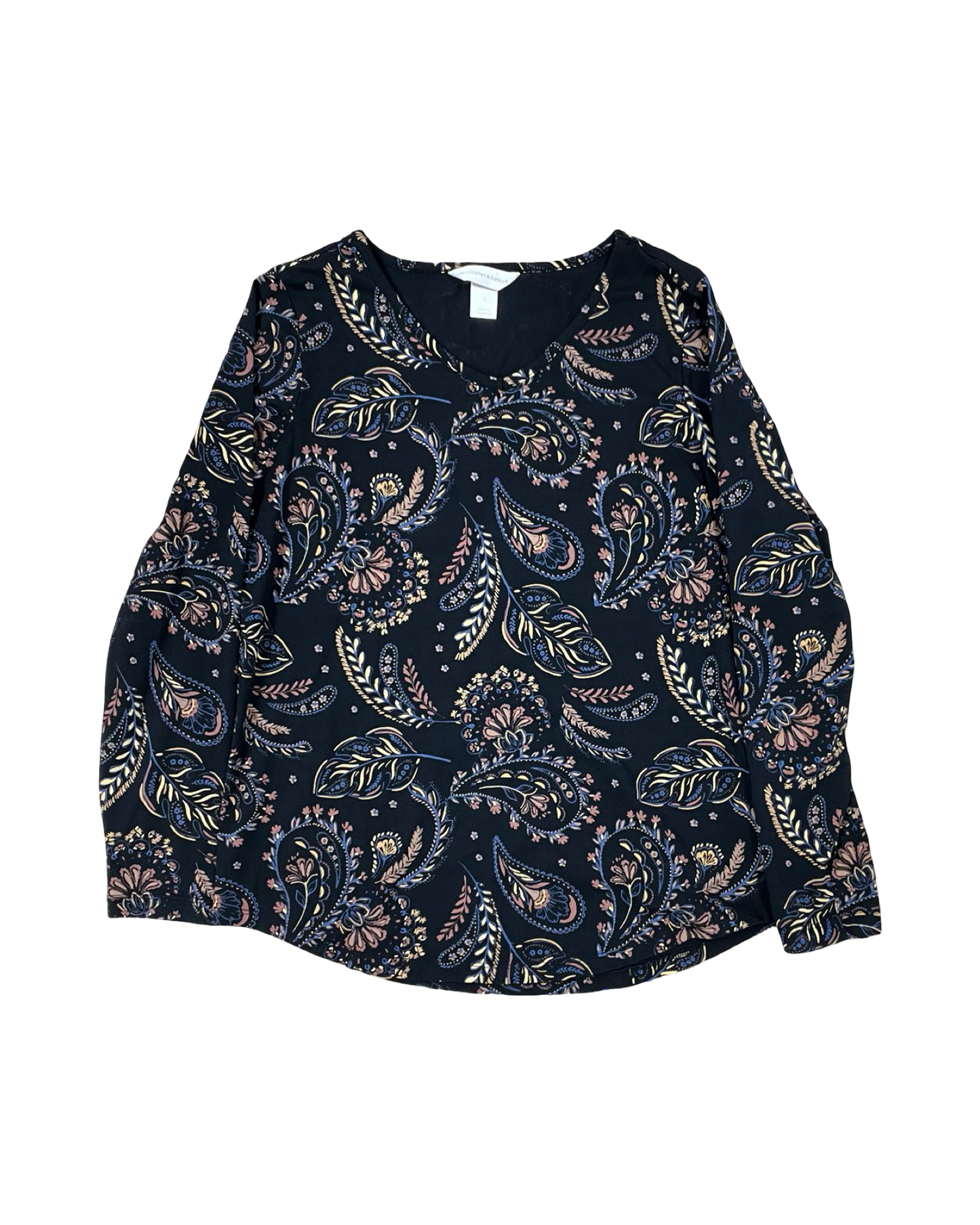 Top Ls By Christopher And Banks In Black, Size:S