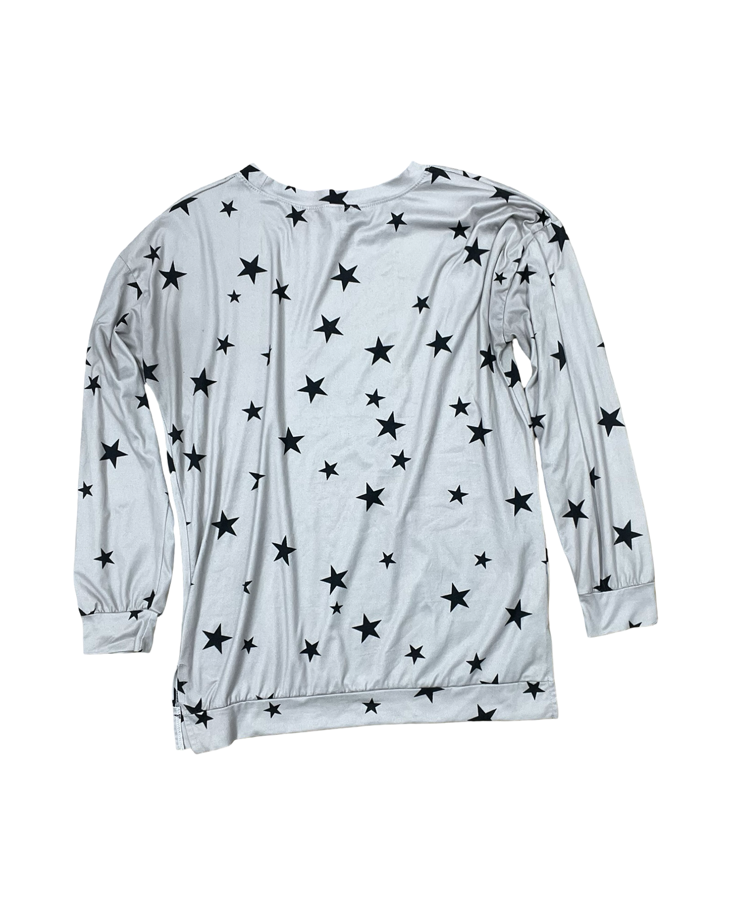 Top Ls By Clothes Mentor In Grey, Size:M