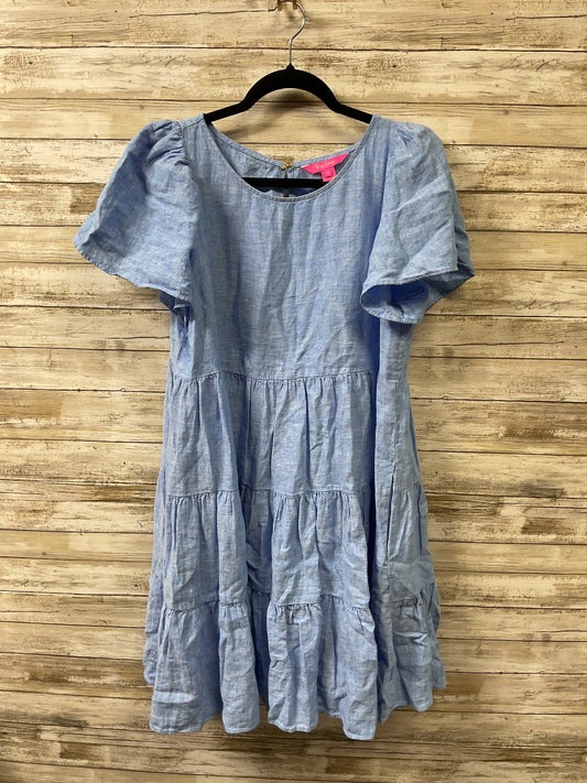 Dress Designer By Lilly Pulitzer In Blue, Size:M