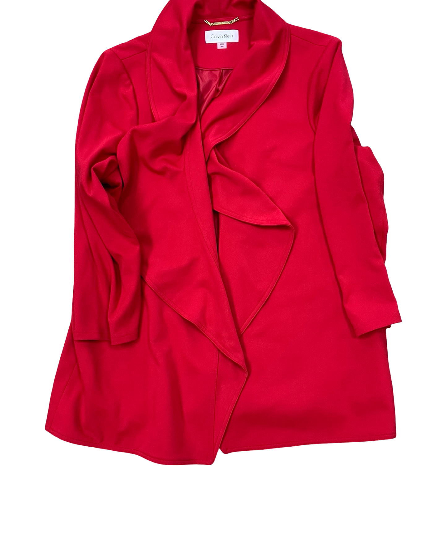 Cardigan By Calvin Klein In Red, Size:18
