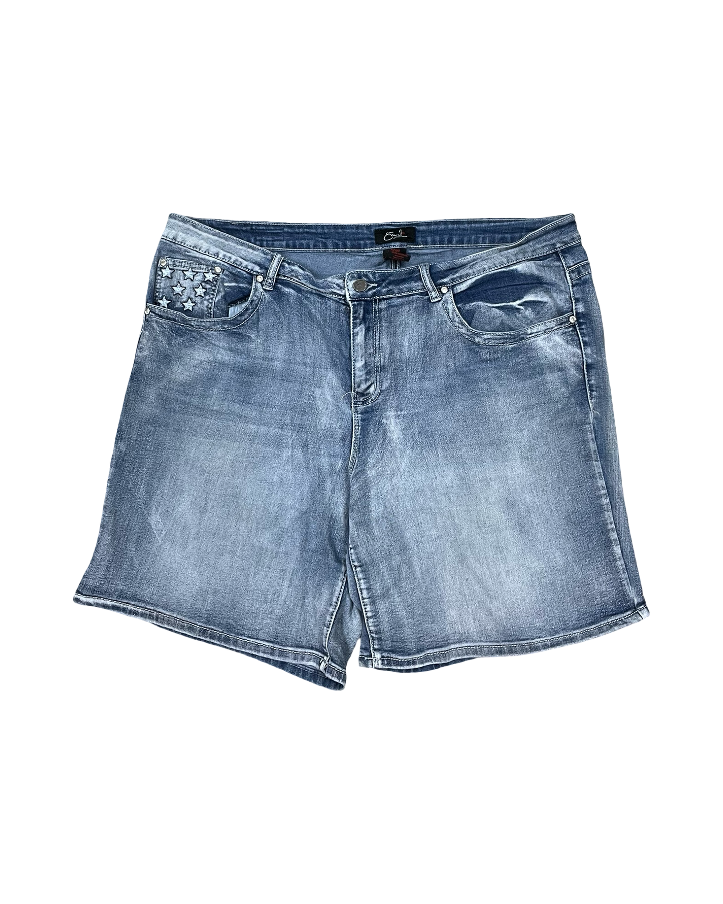 Shorts By Earl Jean In Blue Denim, Size:20