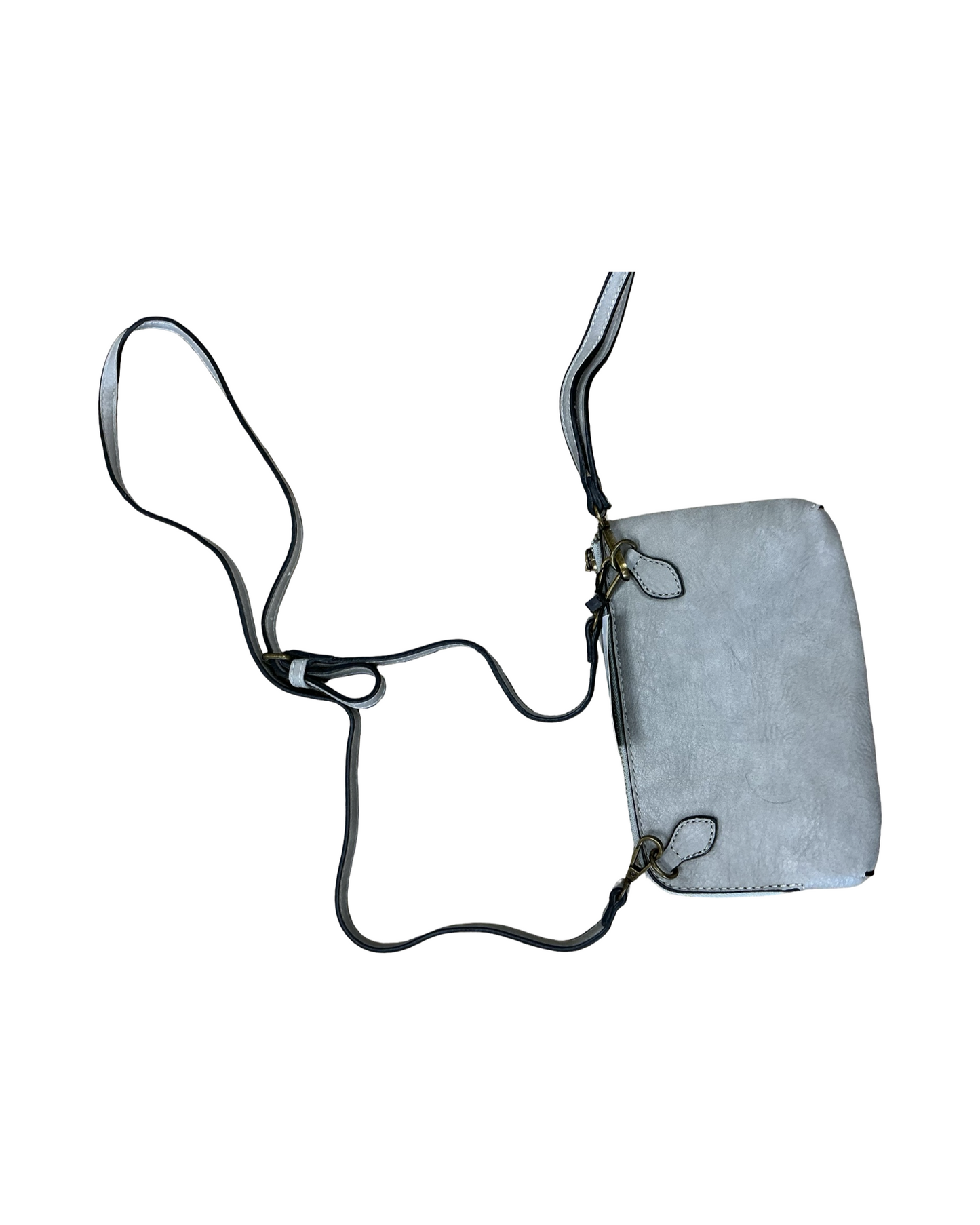 Crossbody By Clothes Mentor In Grey, Size:Small