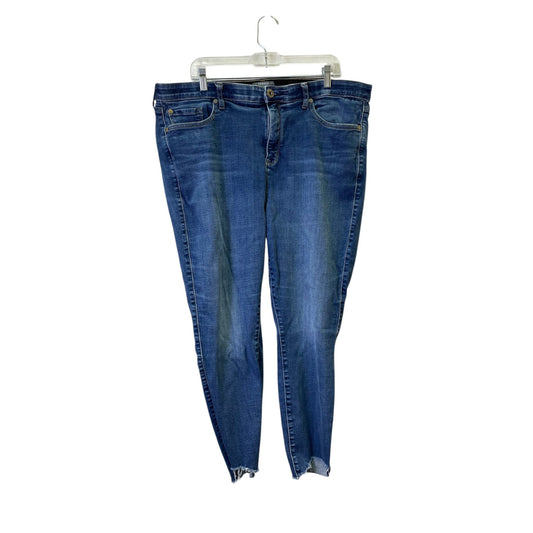 Jeans Skinny By Torrid In Blue Denim, Size:22