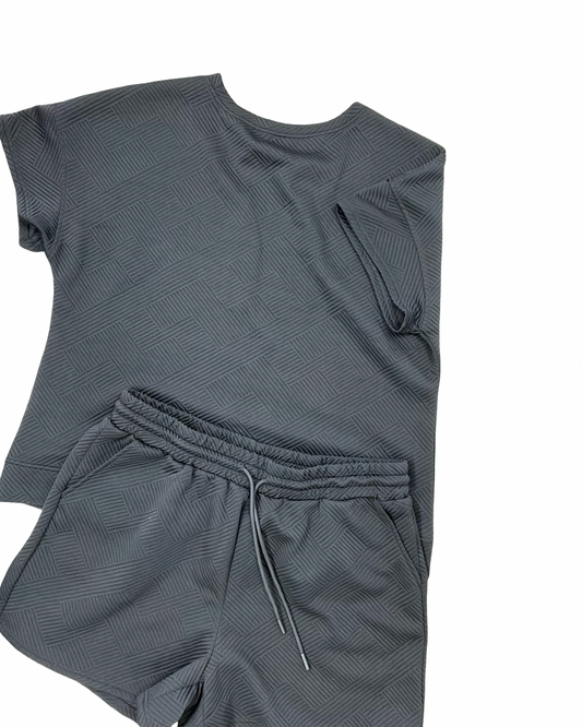 Lounge Set Shorts By Clothes Mentor In Black, Size:2X