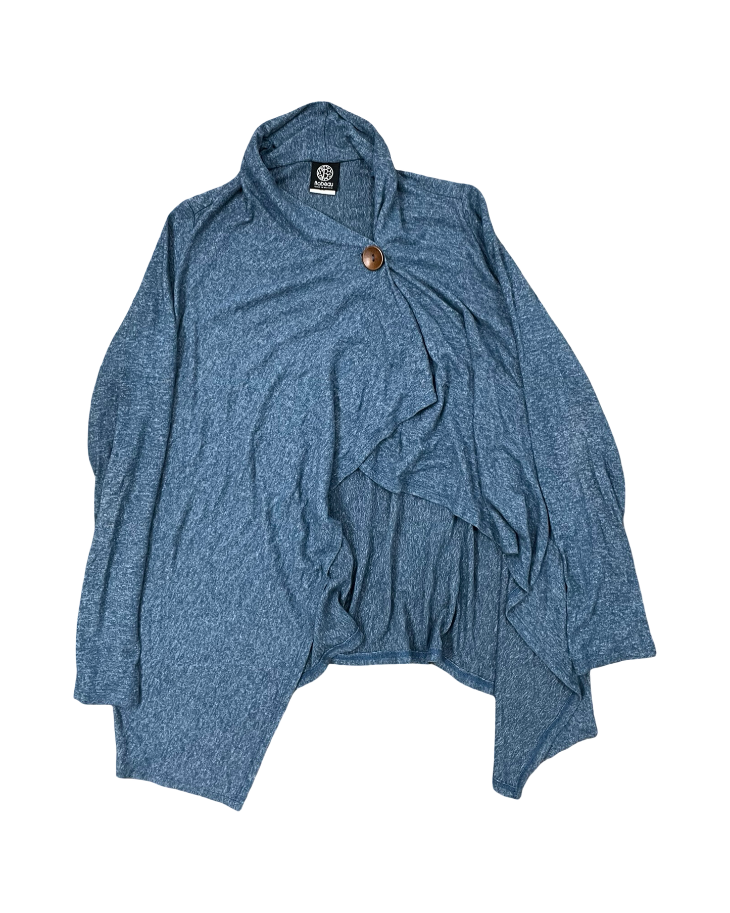 Sweater Cardigan By Bobeau In Blue, Size:L