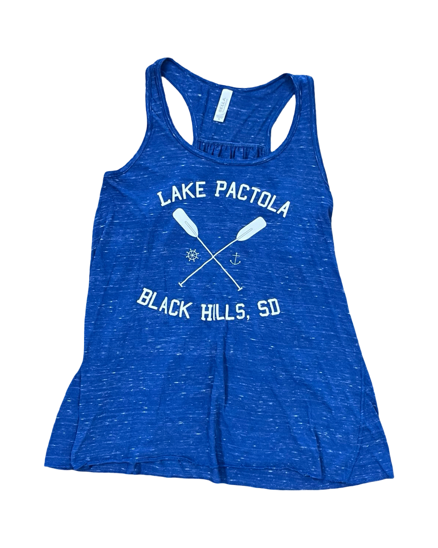 Top Sleeveless By Bella + Canvas In Blue, Size:Xl
