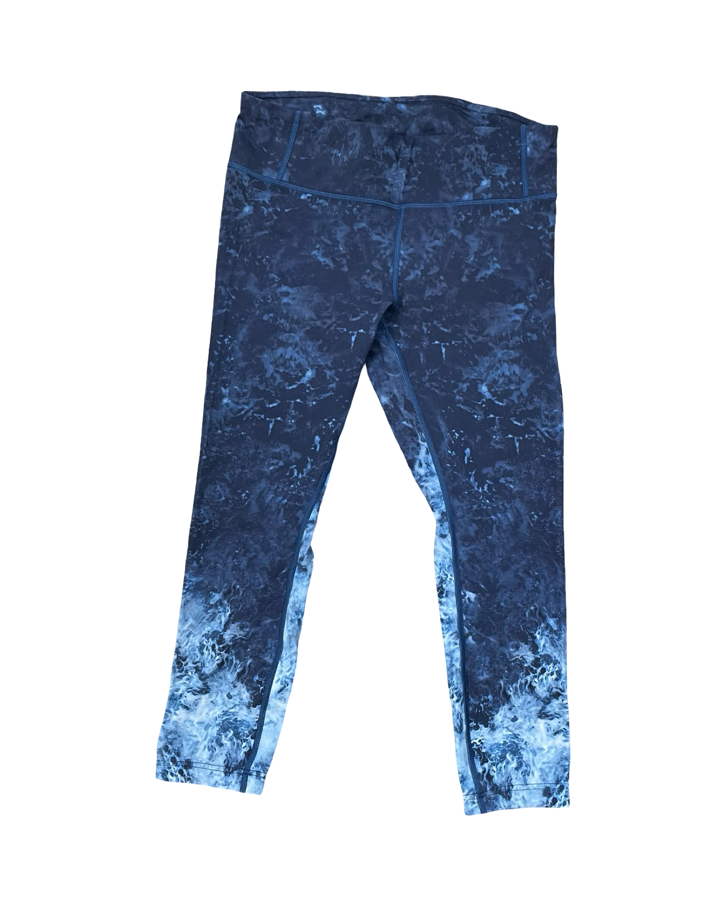 Athletic Leggings Capris By Lululemon In Blue, Size:10