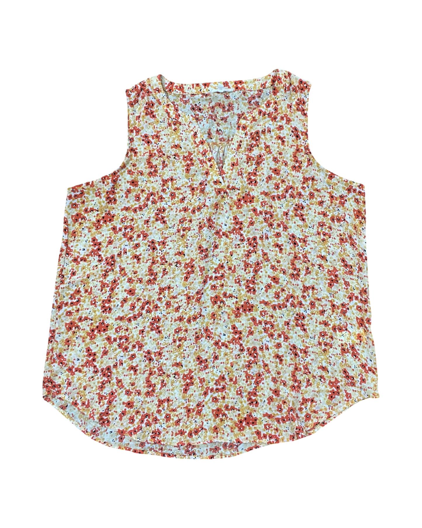 Top Sleeveless By Maurices In Yellow, Size:Xl