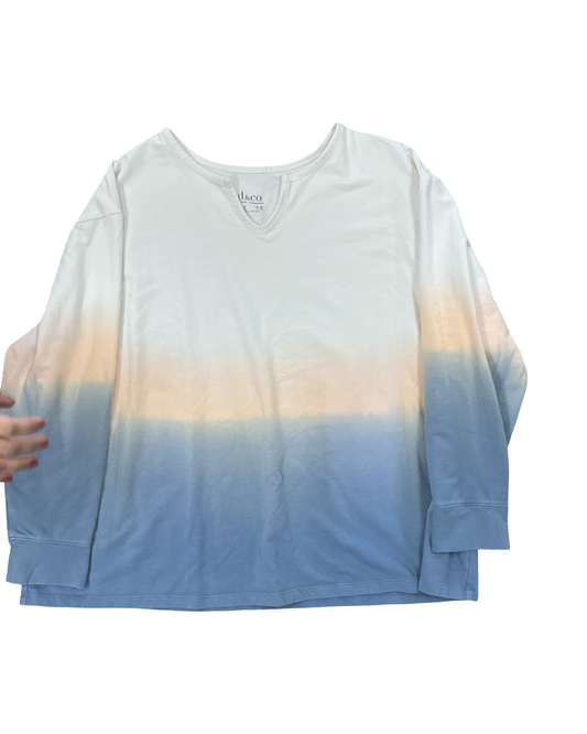 Sweatshirt Crewneck By D&Co. In Cream, Size:2X