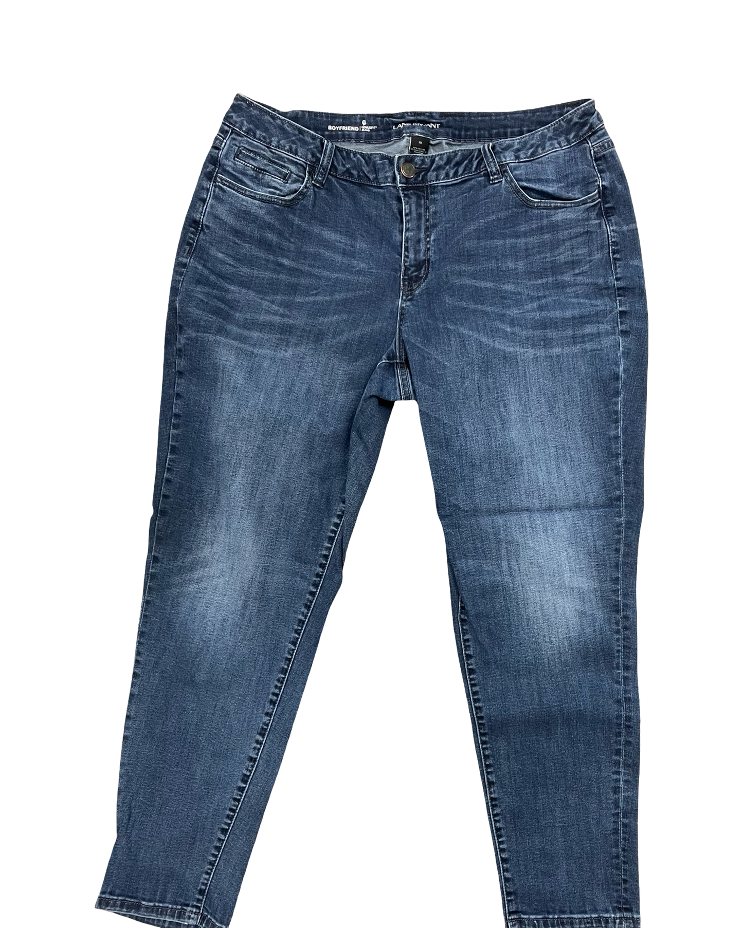 Jeans Boyfriend By Lane Bryant In Blue Denim, Size:20
