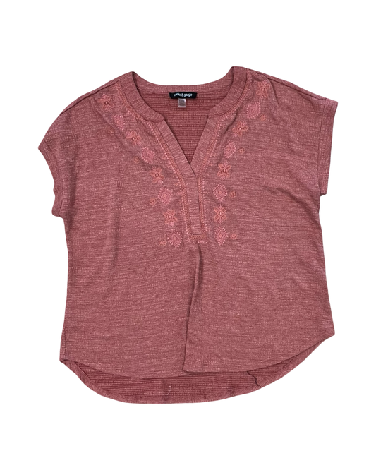 Top Ss By Cable And Gauge In Red, Size:S