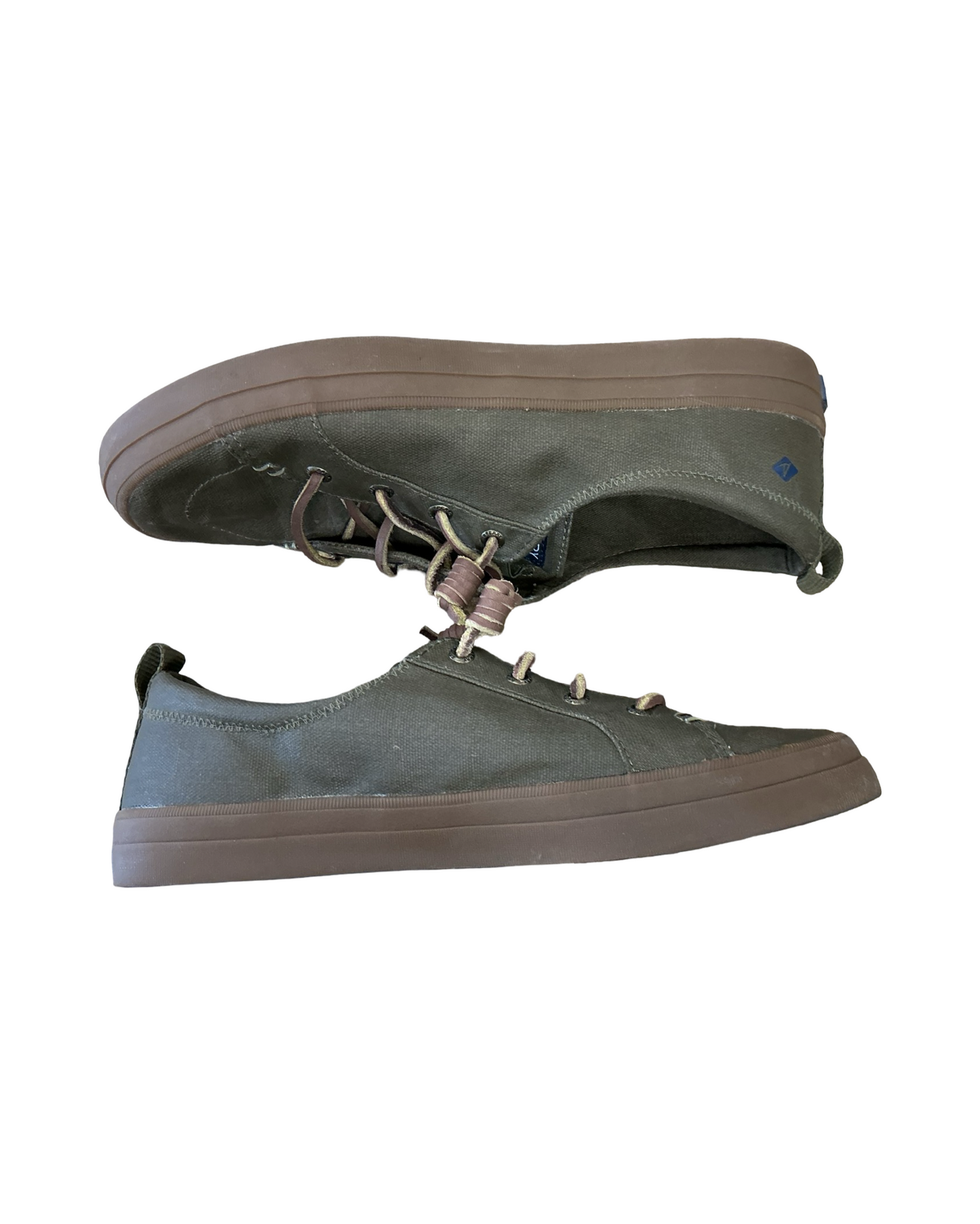 Shoes Flats By Sperry In Green, Size:9