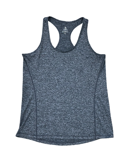 Athletic Tank Top By Icyzone In Grey, Size:Xl