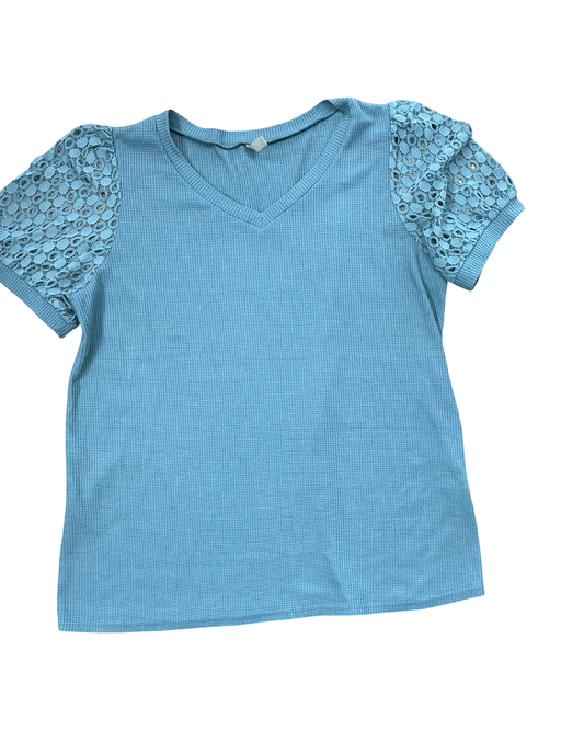 Top Ss By Clothes Mentor In Blue, Size:1X