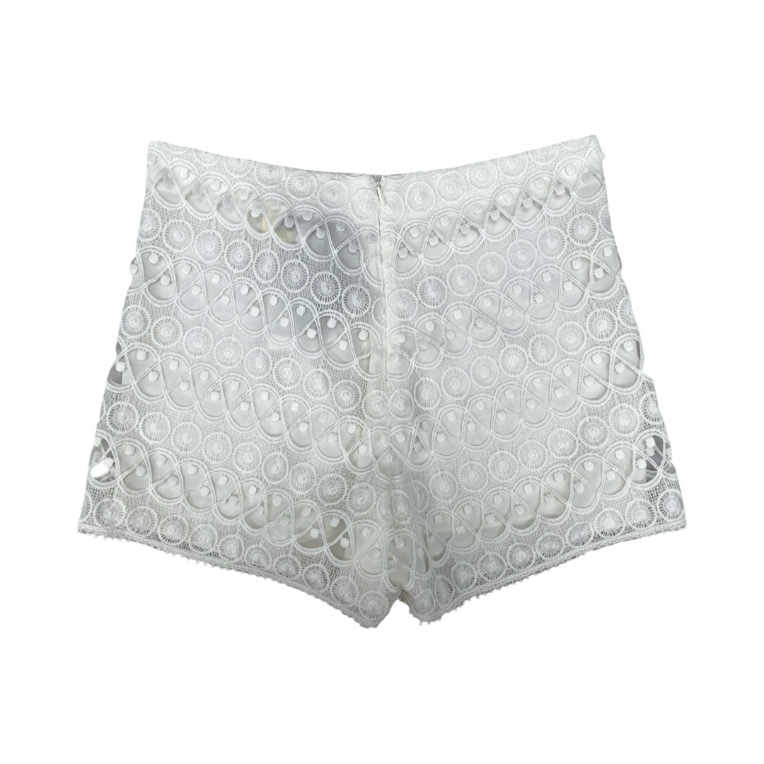 Shorts Designer By Cma In White, Size:Xs