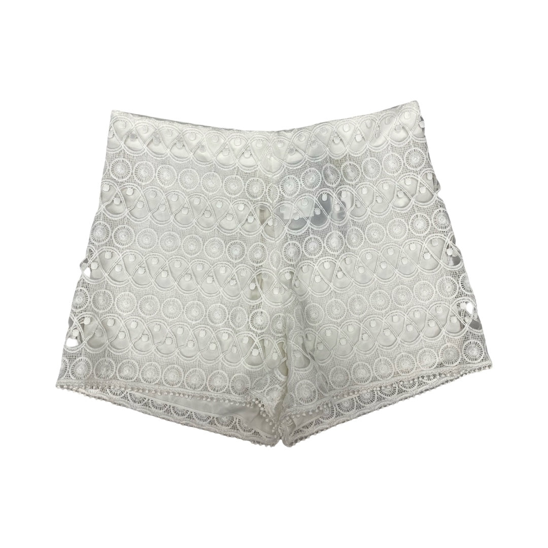 Shorts Designer By Cma In White, Size:Xs