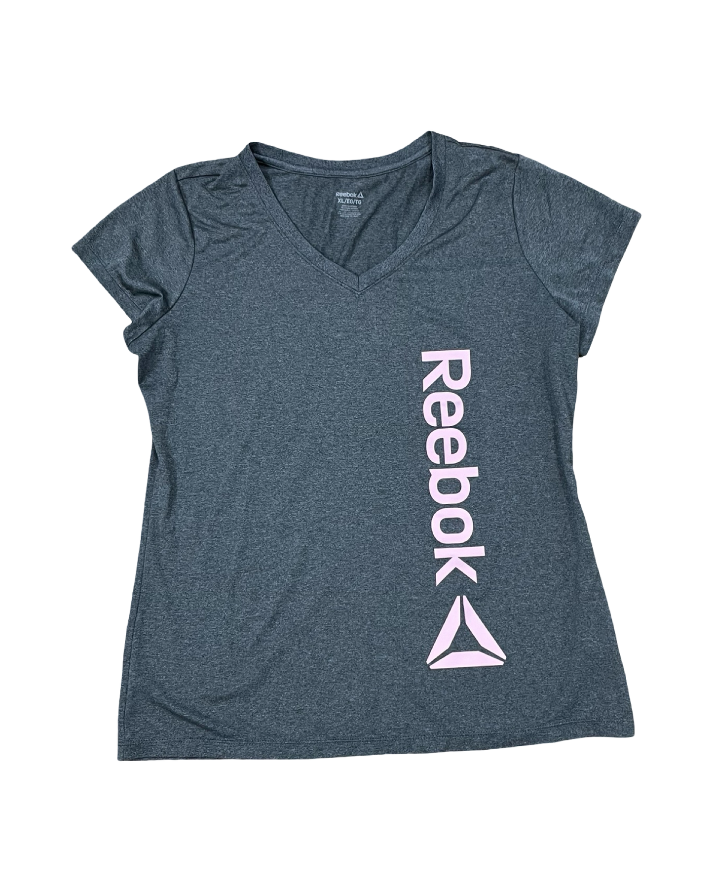 Athletic Top Ss By Reebok In Grey, Size:Xl