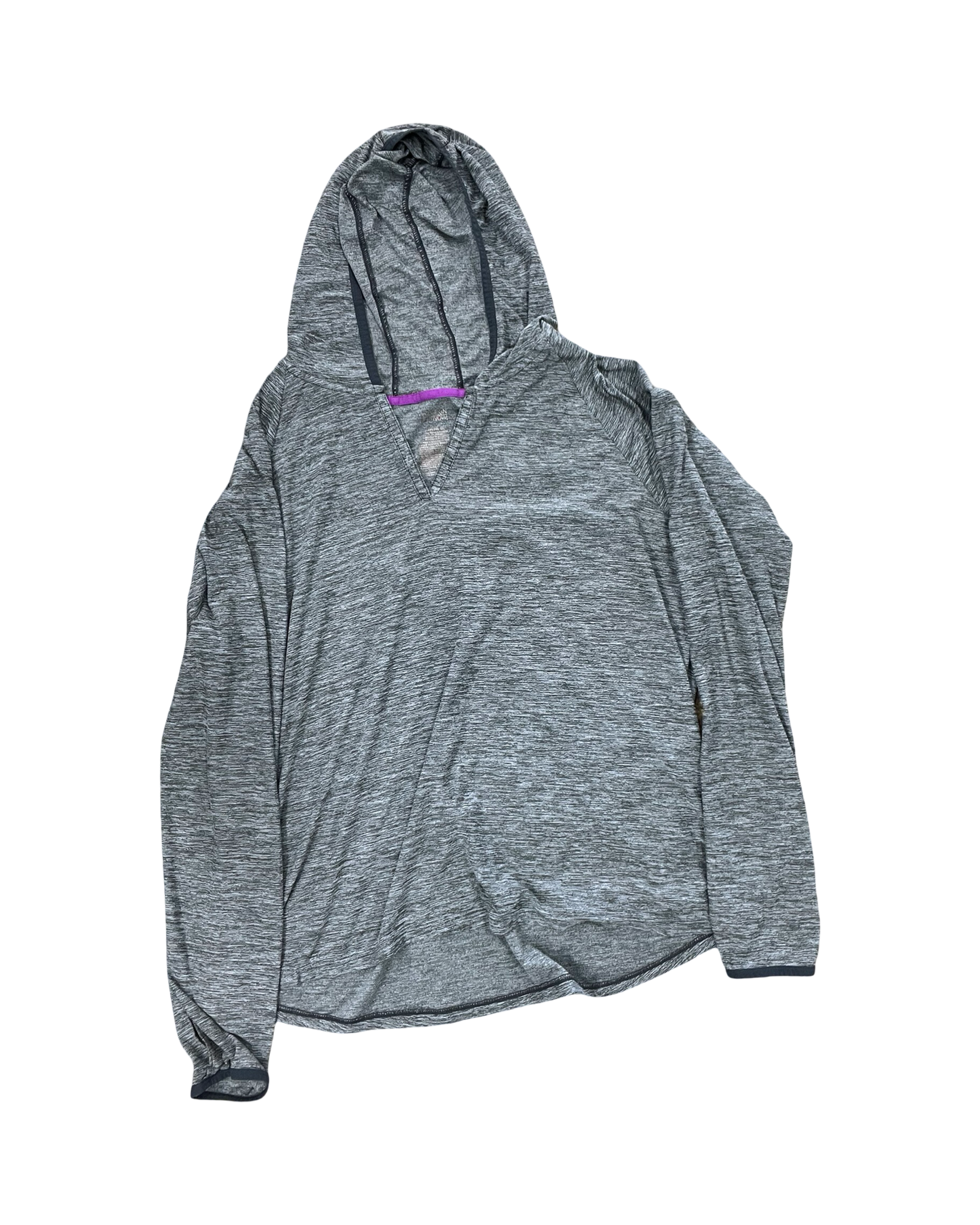 Athletic Sweatshirt Hoodie By Danskin Now In Grey, Size:Xxl