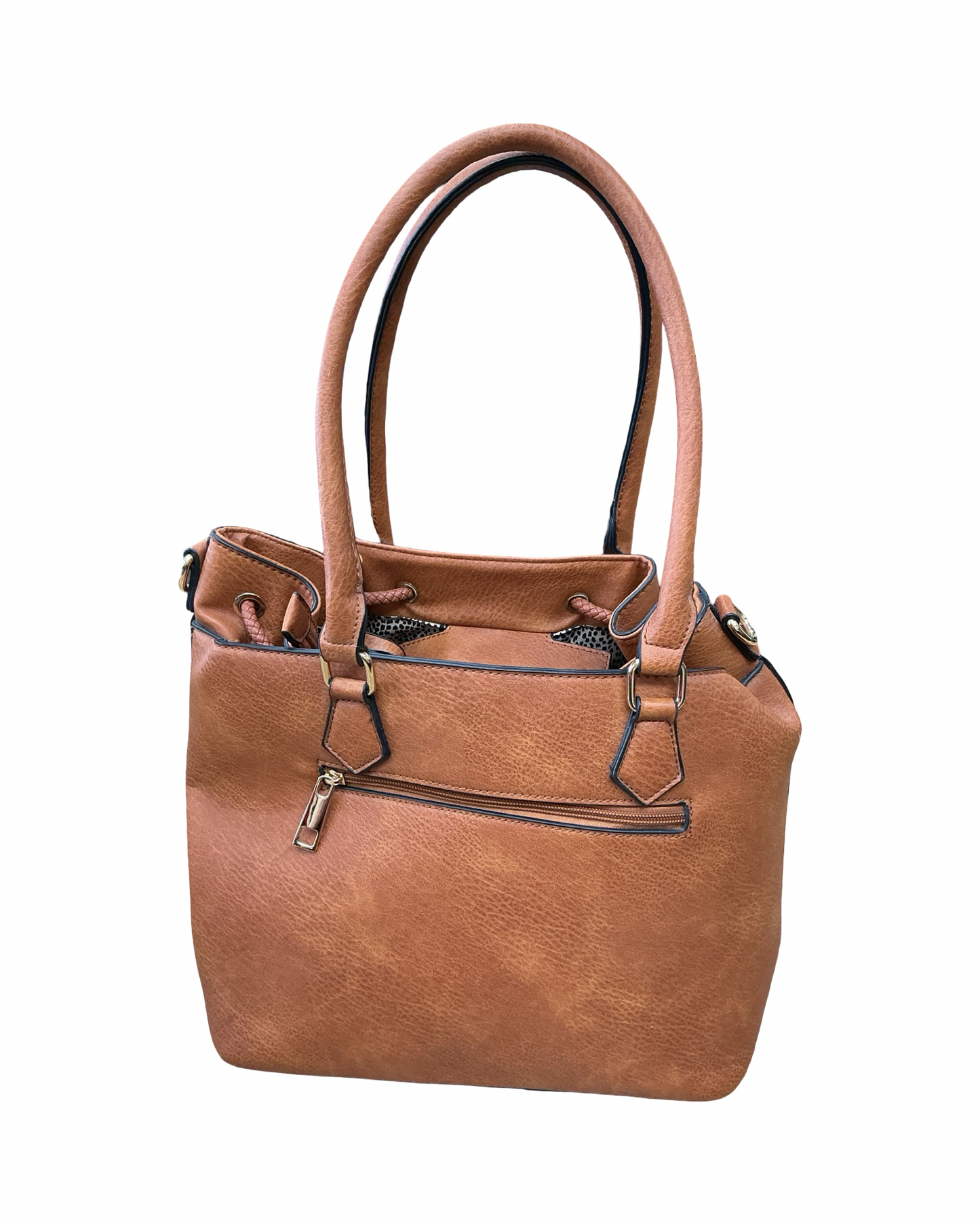 Handbag By Clothes Mentor In Brown, Size:Large