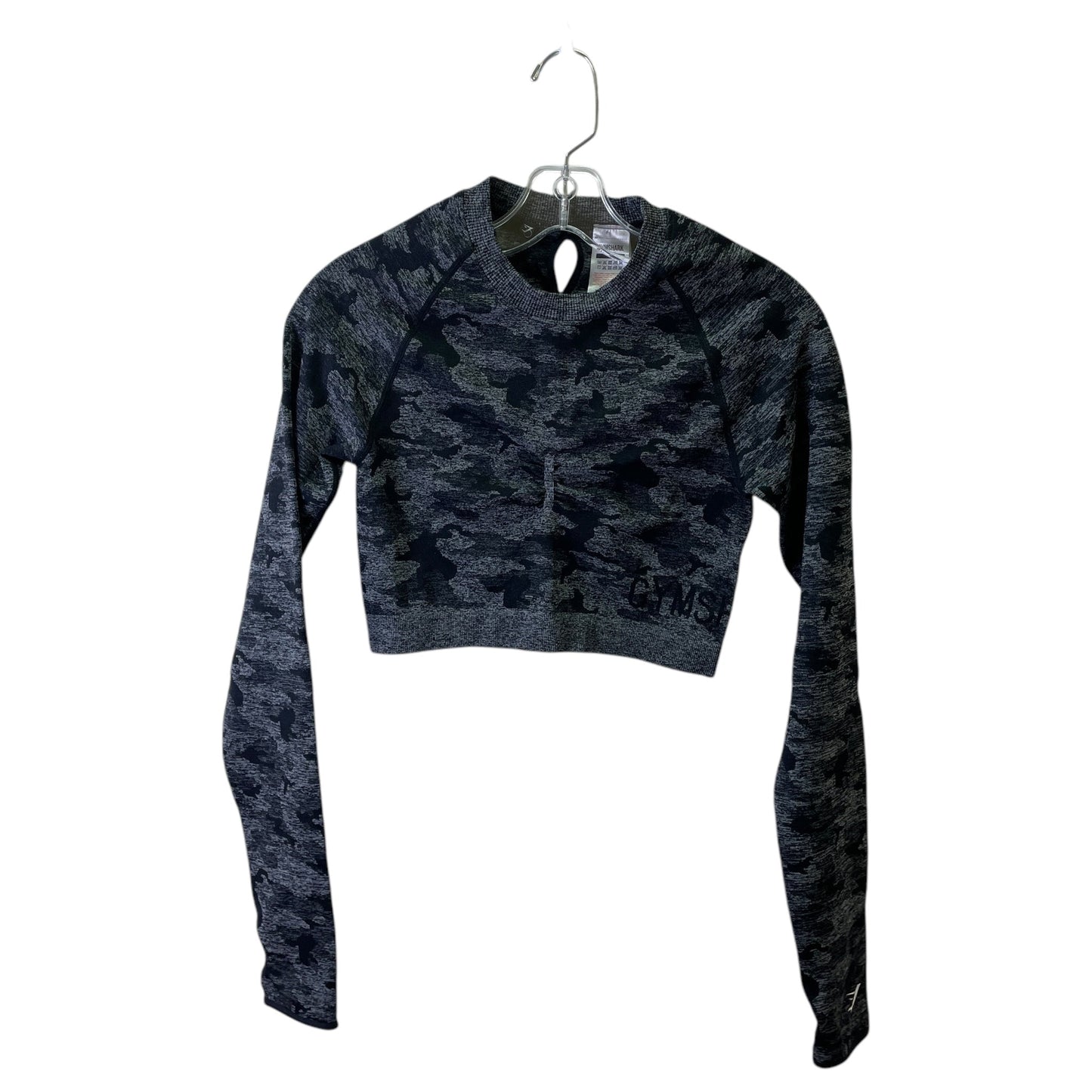 Athletic Top Ls Crewneck By Gym Shark In Grey, Size:M