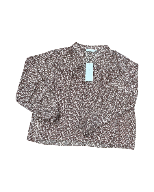 Top Ls By Lush In Brown & White, Size:M
